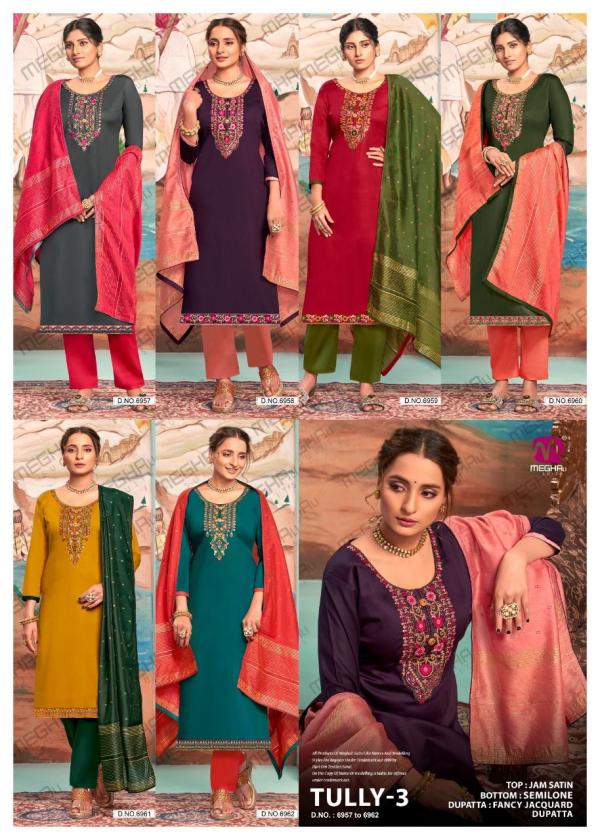 Meghali Tully 3 Beautiful Ethnic Wear Salwar 